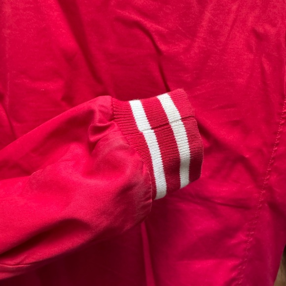 Vintage 80s Brooks-Brothers Varsity Bomber Jacket Red Mens Size S - Picture 10 of 10